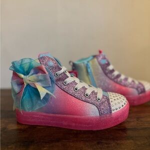 Girls Sketchers * Twinkle Toes* Size 2* Light up Sneakers